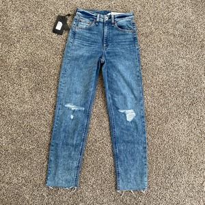 Rag & Bone Nina High-Rise Ankle Cigarette Jeans - Size 24